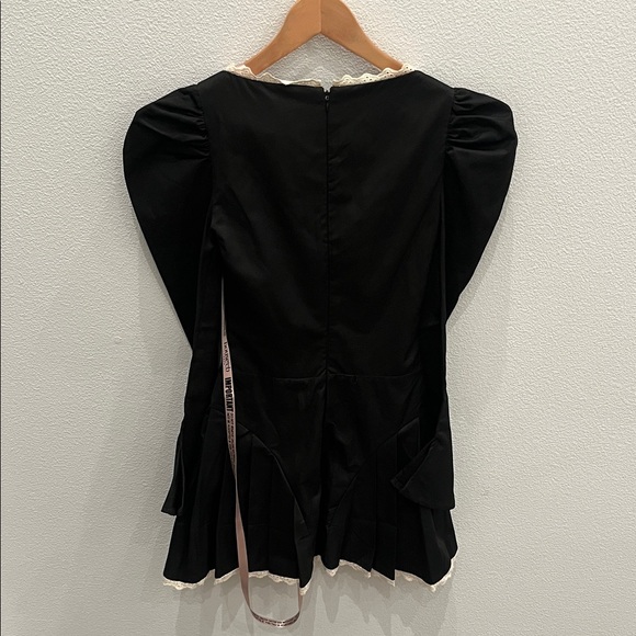 NWT House of CB Black Lace-Up Larissa Dress XS - Picture 6 of 7